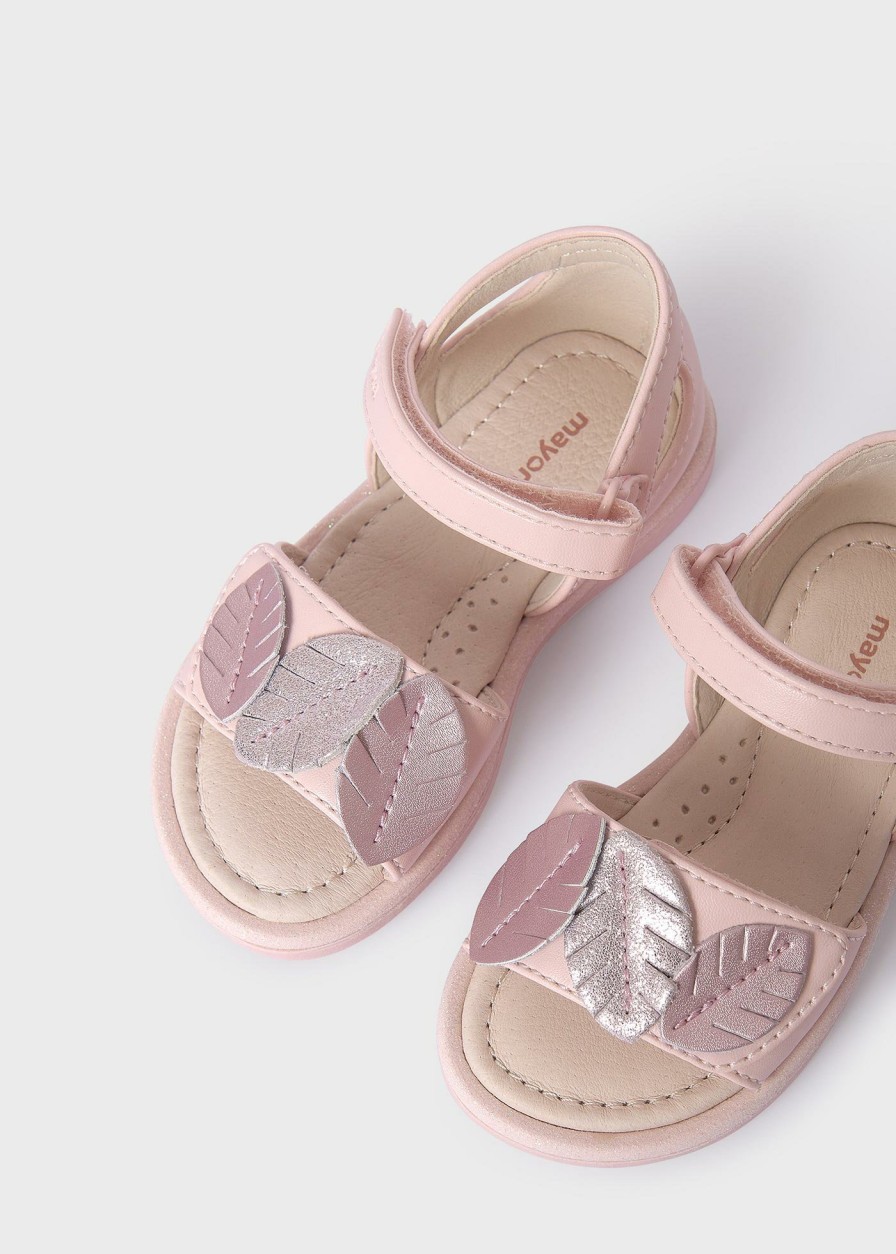 Bebe MAYORAL Sandalias Y Cangrejeras | Sandalia Hojas Plantilla Piel Sostenible Bebe