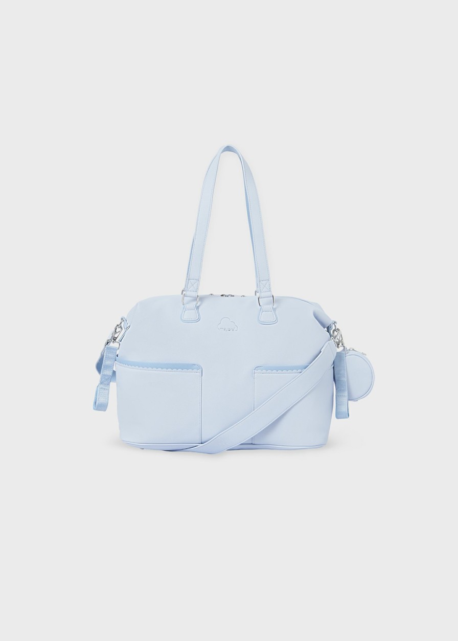 Bebe MAYORAL Bolsos De Maternidad | Bolso Ondas Con Portachupete Bebe Baby Blue