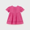 Bebe MAYORAL Vestidos | Vestido Vainica Better Cotton Bebe Magenta