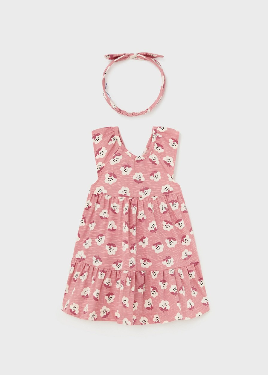 Bebe MAYORAL Vestidos | Vestido Con Diadema Estampado Better Cotton Bebe