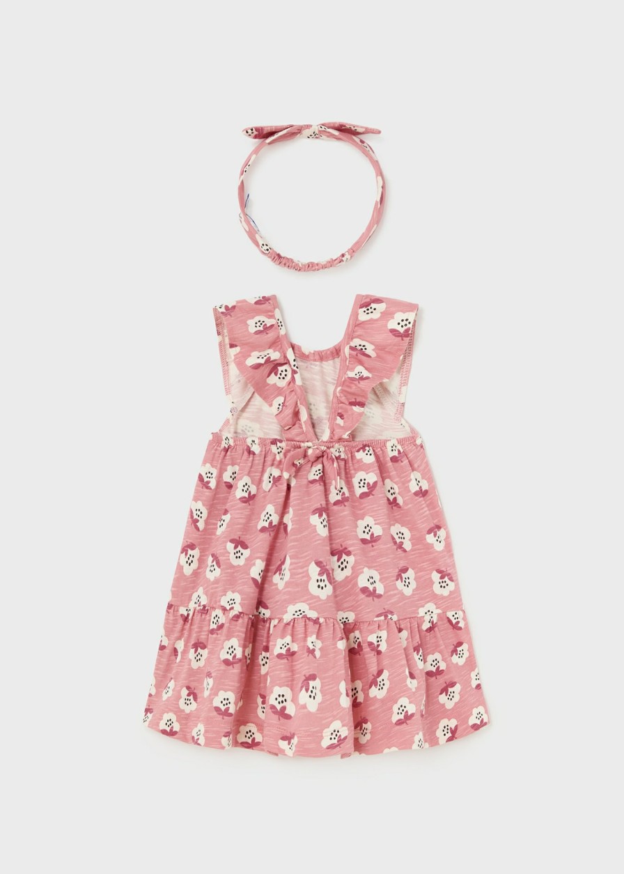 Bebe MAYORAL Vestidos | Vestido Con Diadema Estampado Better Cotton Bebe