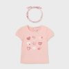 Bebe MAYORAL Bodies Y Camisetas | Camiseta Con Diadema Better Cotton Bebe