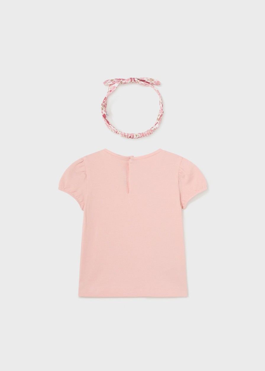 Bebe MAYORAL Bodies Y Camisetas | Camiseta Con Diadema Better Cotton Bebe