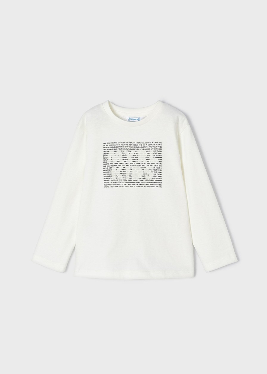 Nino MAYORAL Camisetas | Camiseta Letras Better Cotton Nino