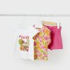 Bebe MAYORAL Conjuntos | Conjunto 3 Piezas Estampado Better Cotton Bebe Magenta