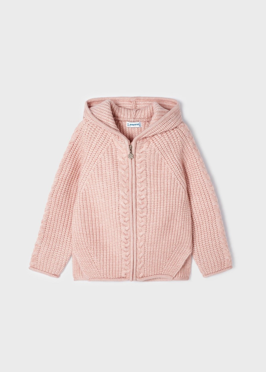 Nina MAYORAL Rebecas Y Chaquetas De Punto | Cardigan Tricot Capucha Nina Nude