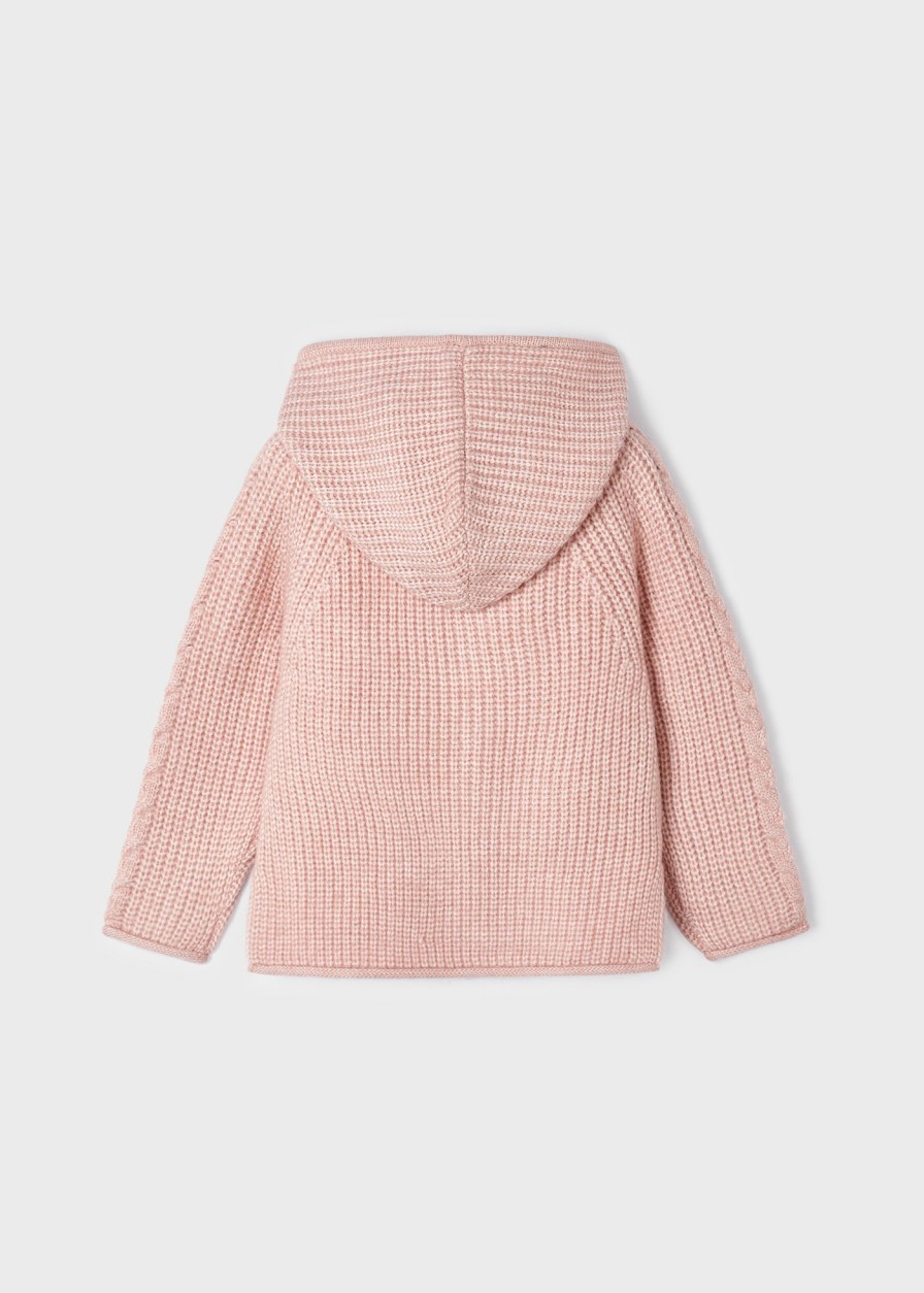 Nina MAYORAL Rebecas Y Chaquetas De Punto | Cardigan Tricot Capucha Nina Nude