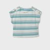 Nina MAYORAL Camisetas Y Polos | Camiseta Rayas Better Cotton Chica Acqua