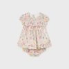 Bebe MAYORAL Vestidos | Vestido Con Cubrepanal Better Cotton Recien Nacido Nude