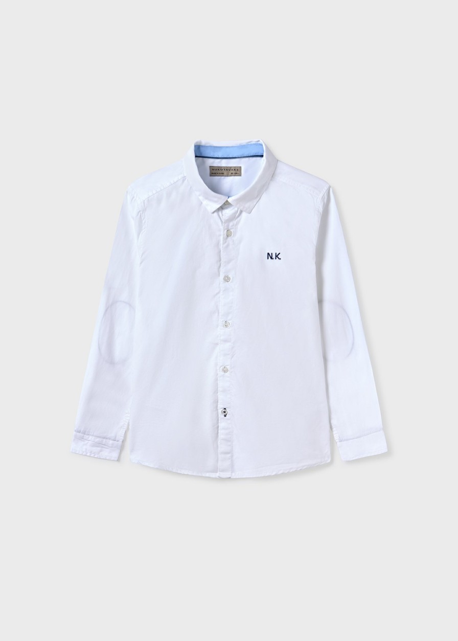 Nino MAYORAL Camisas | Camisa Coderas Better Cotton Chico Blanco