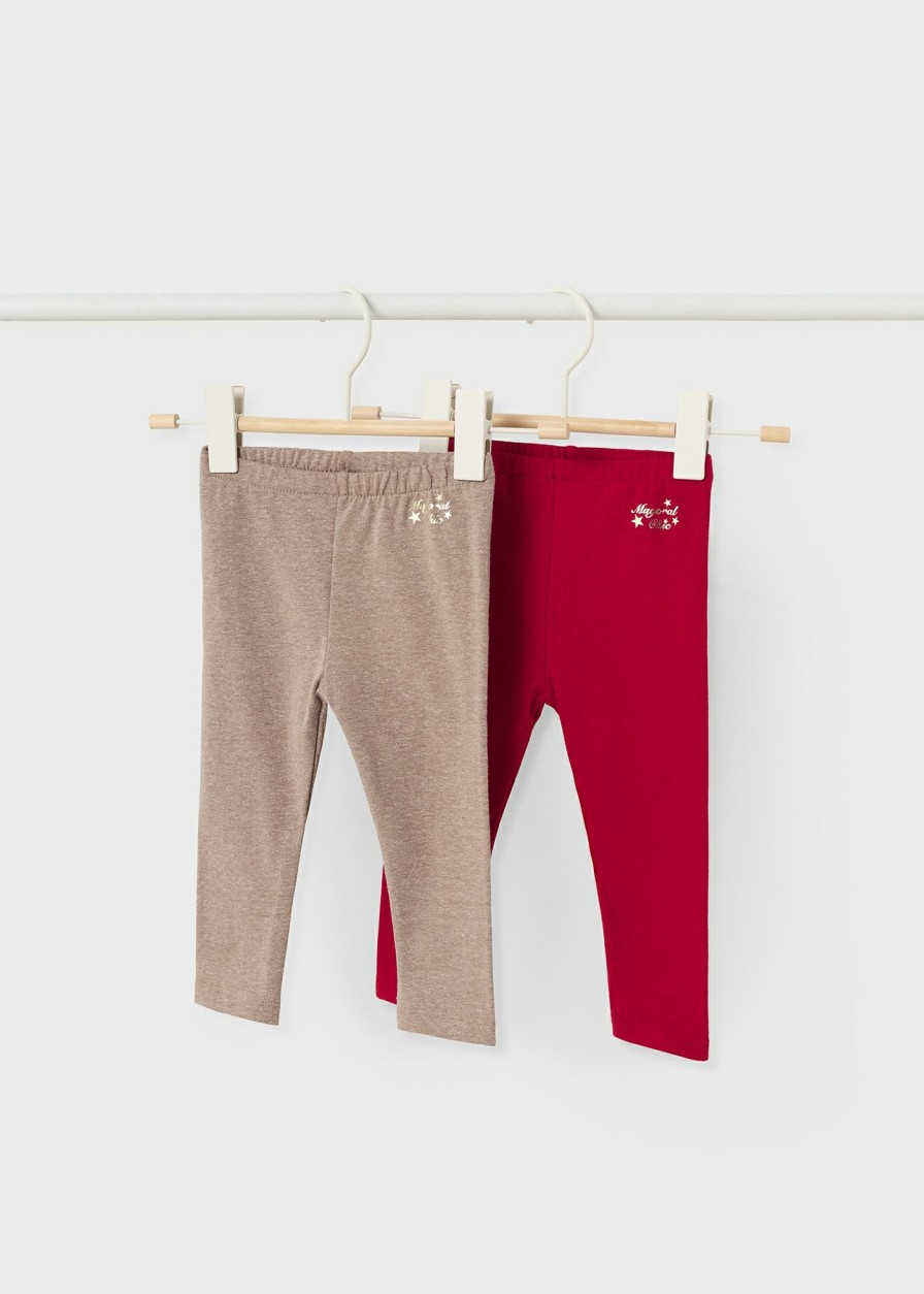 Bebe MAYORAL Pantalones Y Petos | Set 2 Leggings Better Cotton Bebe