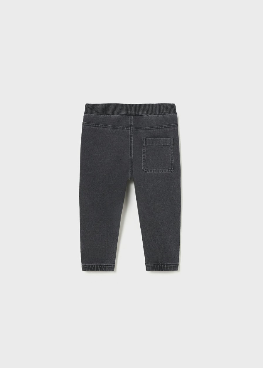 Bebe MAYORAL Pantalones Y Petos | Pantalon Jogger Better Cotton Bebe Gris Oscuro