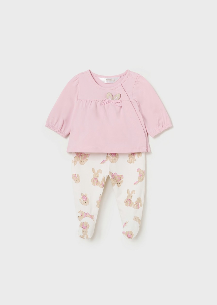 Bebe MAYORAL Conjuntos | Conjunto 2 Piezas Better Cotton Recien Nacido Rosa Baby