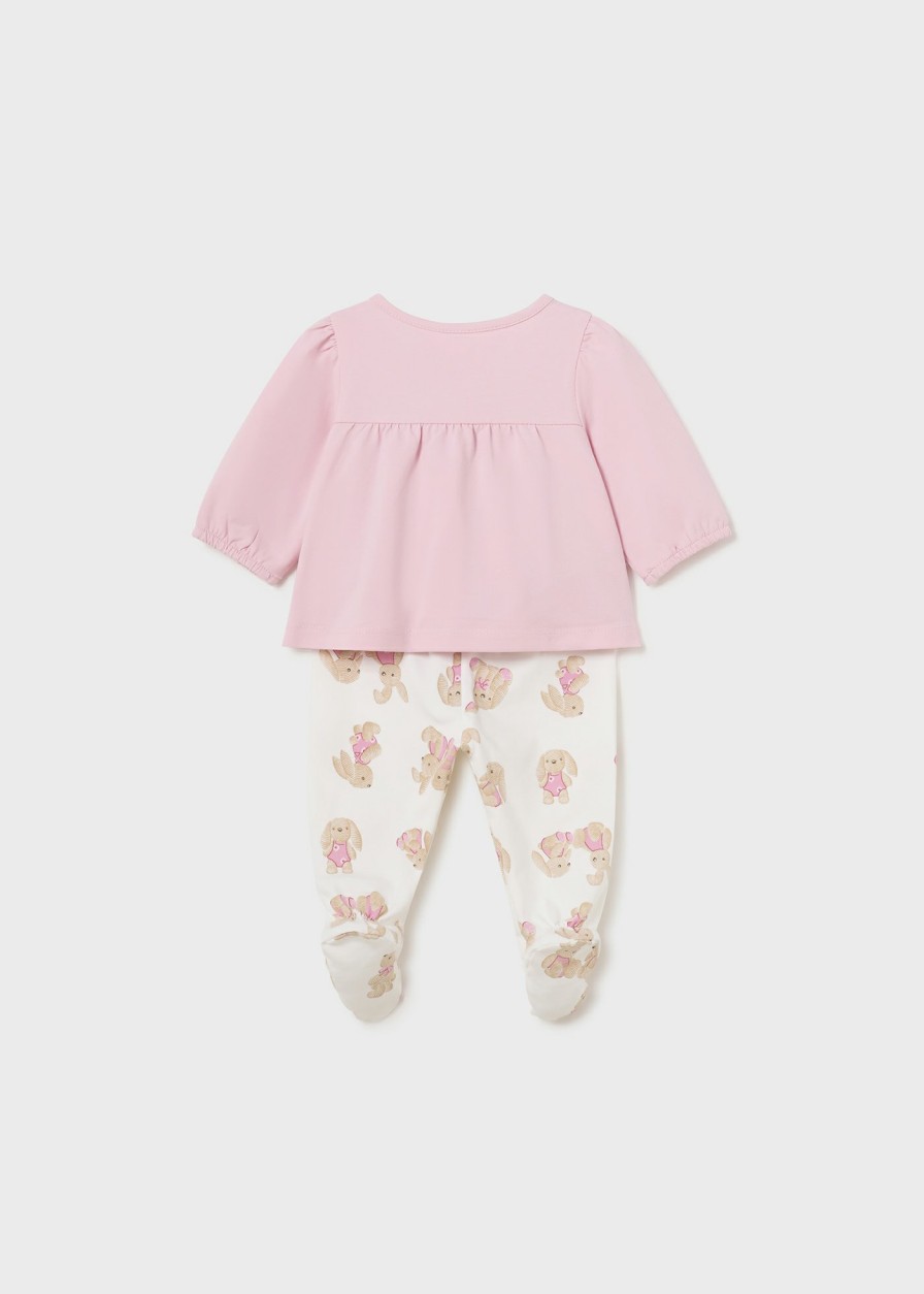 Bebe MAYORAL Conjuntos | Conjunto 2 Piezas Better Cotton Recien Nacido Rosa Baby