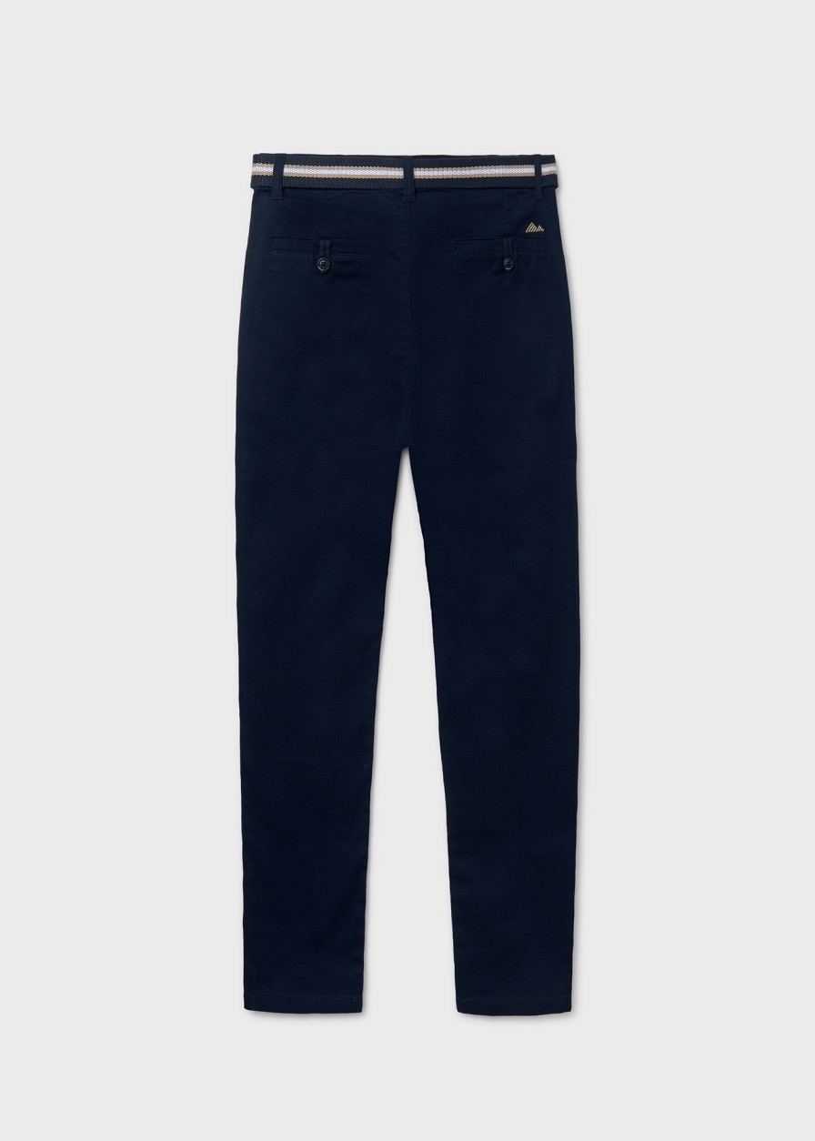 Nino MAYORAL Pantalones | Pantalon Largo Pique Better Cotton Chico Marino