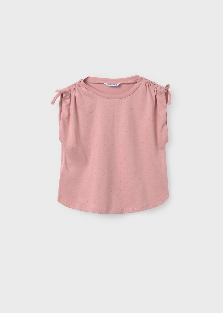 Nina MAYORAL Camisetas Y Polos | Camiseta Topos Chica