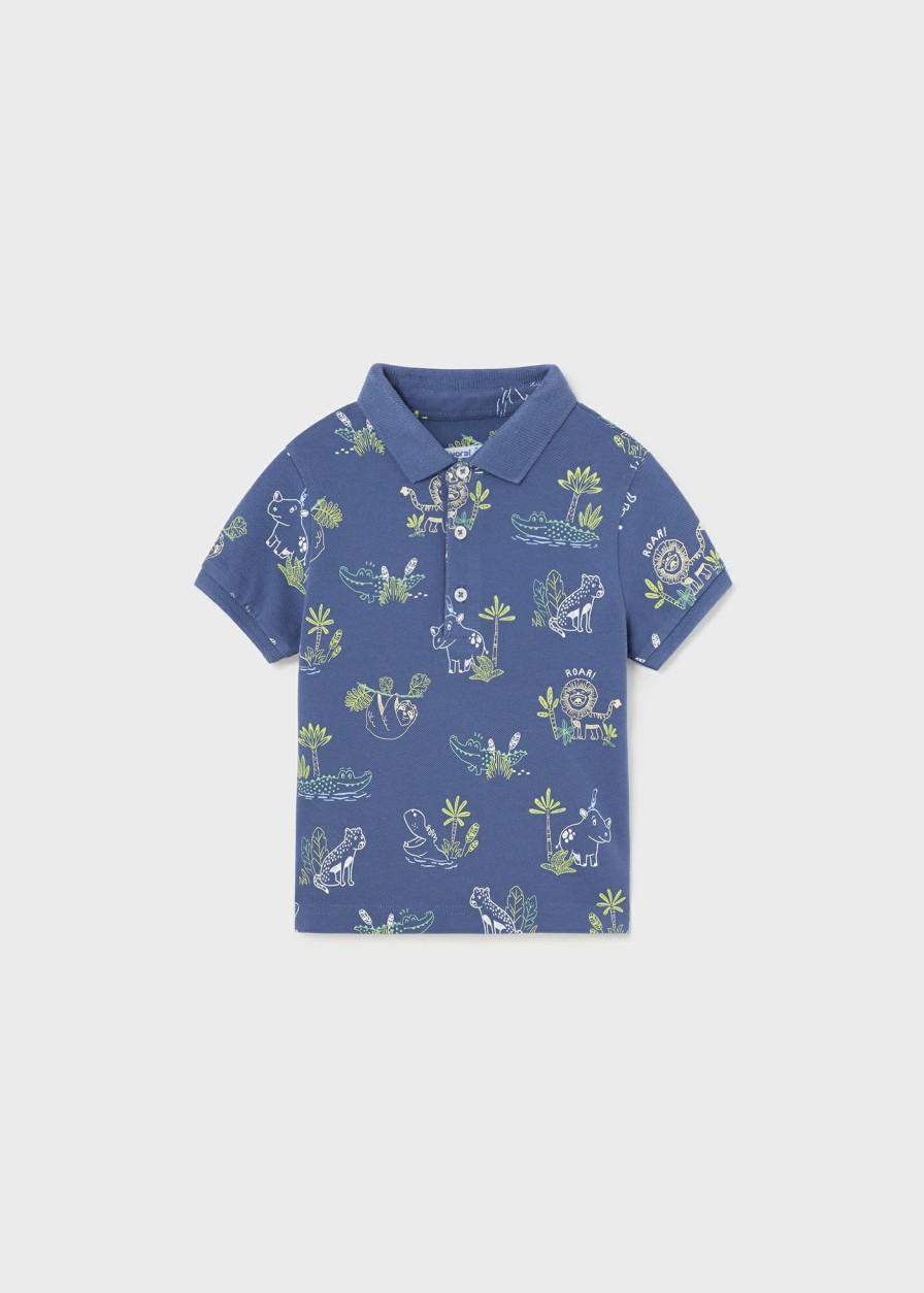 Bebe MAYORAL Polos | Polo Estampado Better Cotton Bebe Indigo