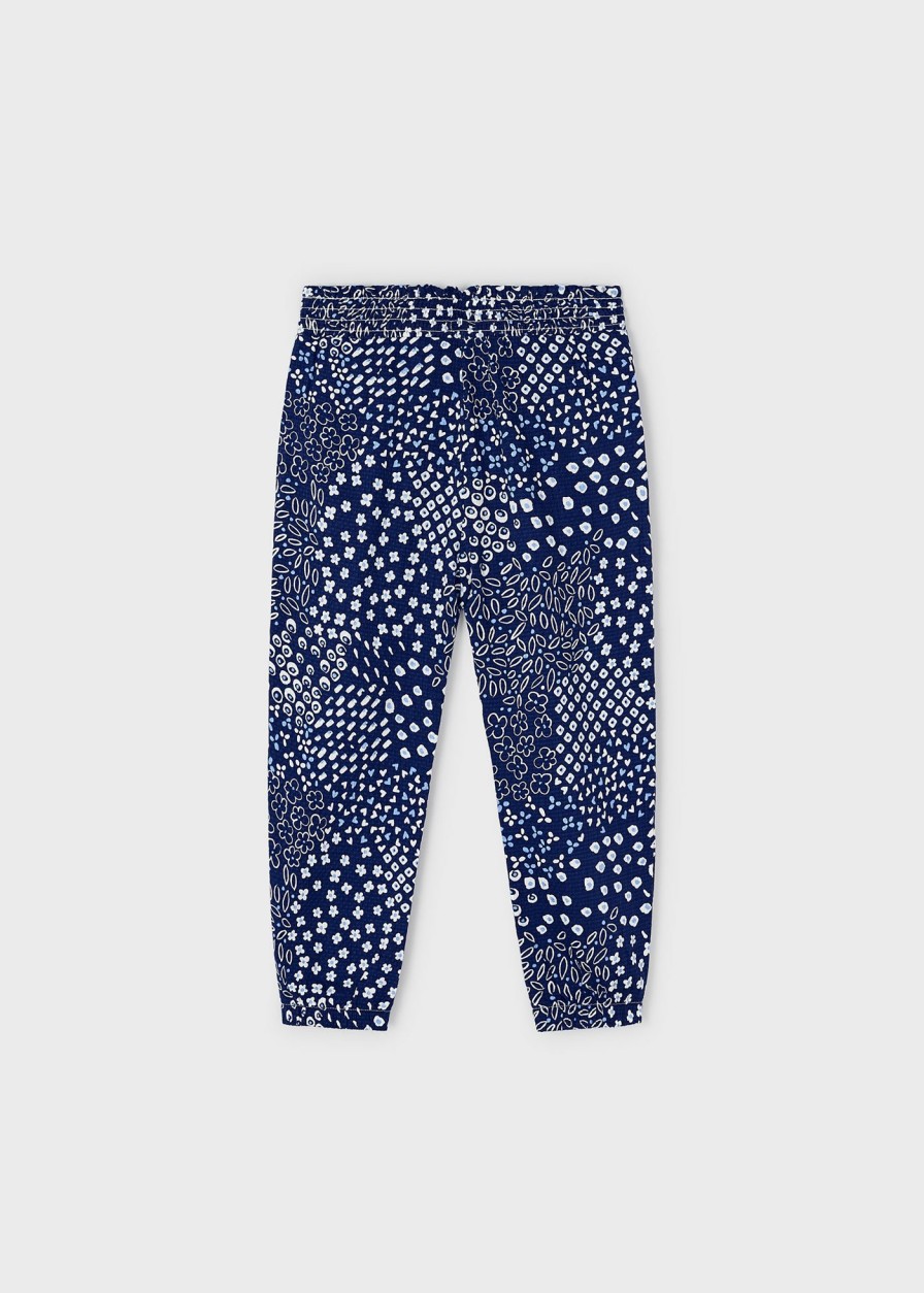 Nina MAYORAL Pantalones Y Faldas | Pantalon Estampado Nina Tinta