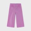 Nina MAYORAL Pantalones Y Faldas | Pantalon Wide Fit Better Cotton Nina Orquidea