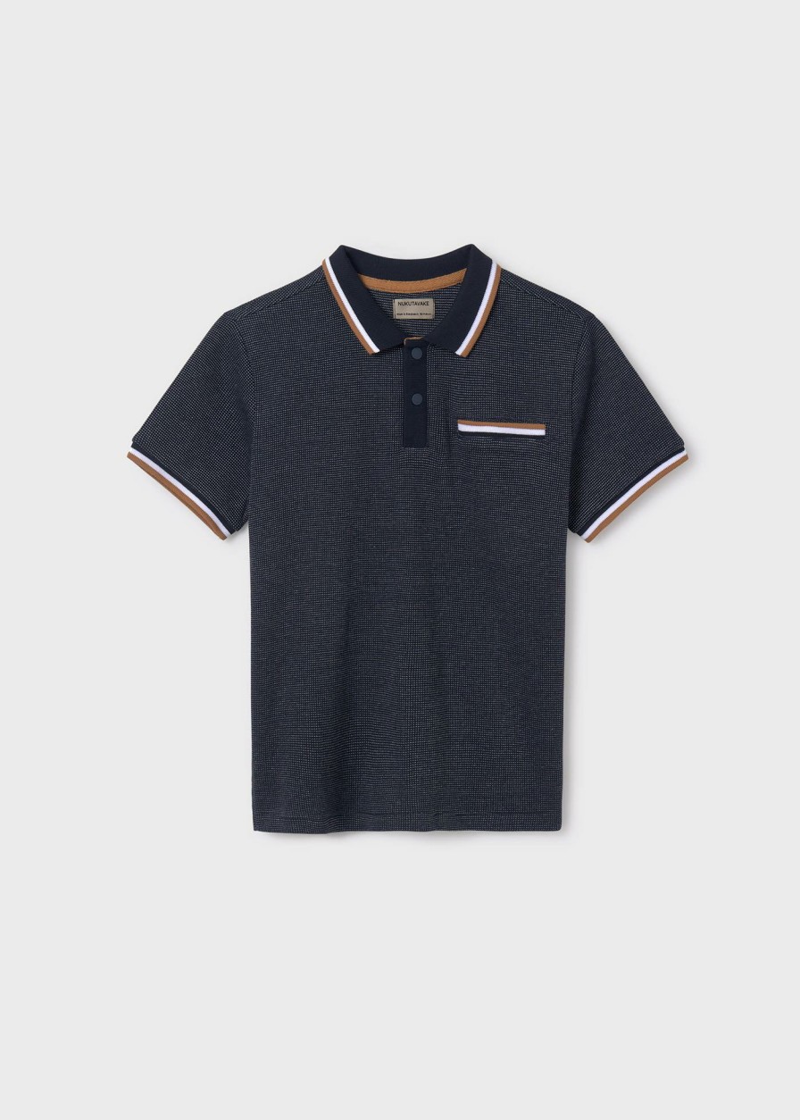 Nino MAYORAL Polos | Polo Estructura Bicolor Better Cotton Chico Marino