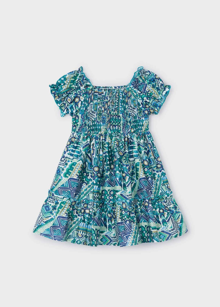 Nina MAYORAL Vestidos | Vestido Punto Smock Better Cotton Nina