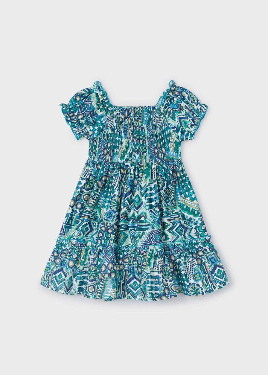 Nina MAYORAL Vestidos | Vestido Punto Smock Better Cotton Nina