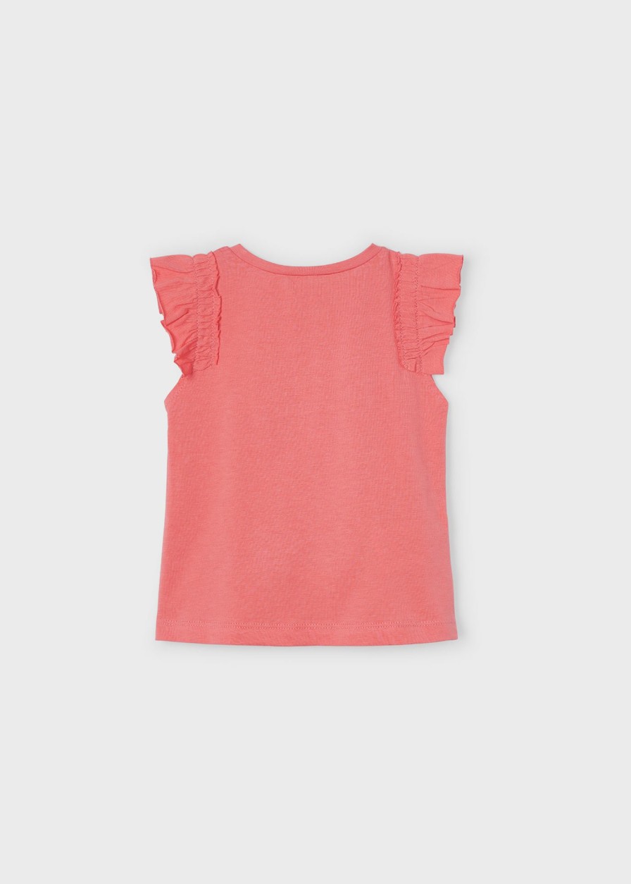 Nina MAYORAL Camisetas Y Polos | Camiseta Estampada Better Cotton Nina Flamingo