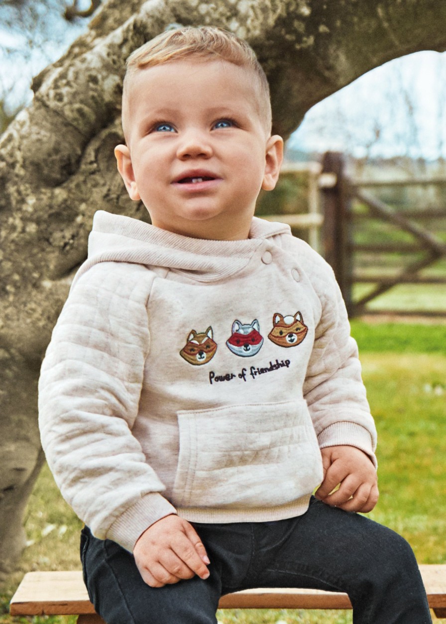 Bebe MAYORAL Jerseis Y Sudaderas | Sudadera Capucha Combinada Bebe