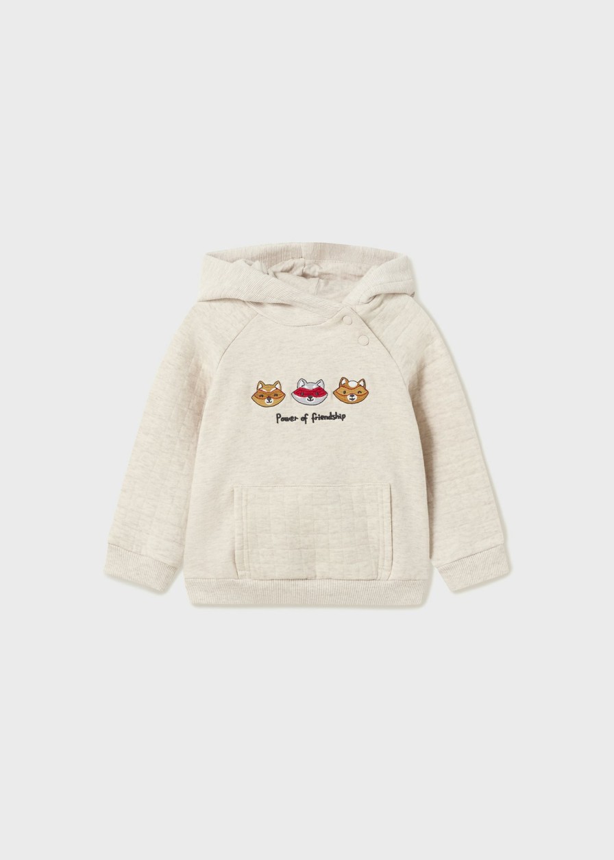 Bebe MAYORAL Jerseis Y Sudaderas | Sudadera Capucha Combinada Bebe