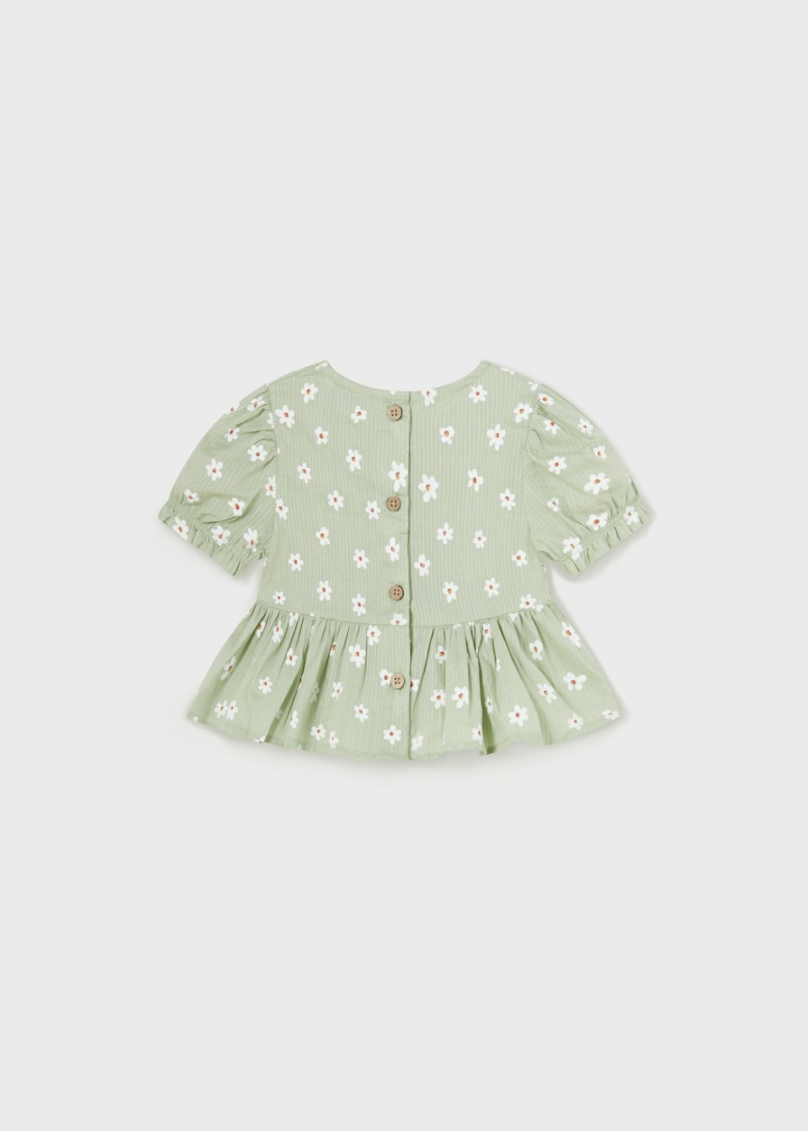 Bebe MAYORAL Camisas Y Blusas | Top Estampado Nudo Bebe Aloe