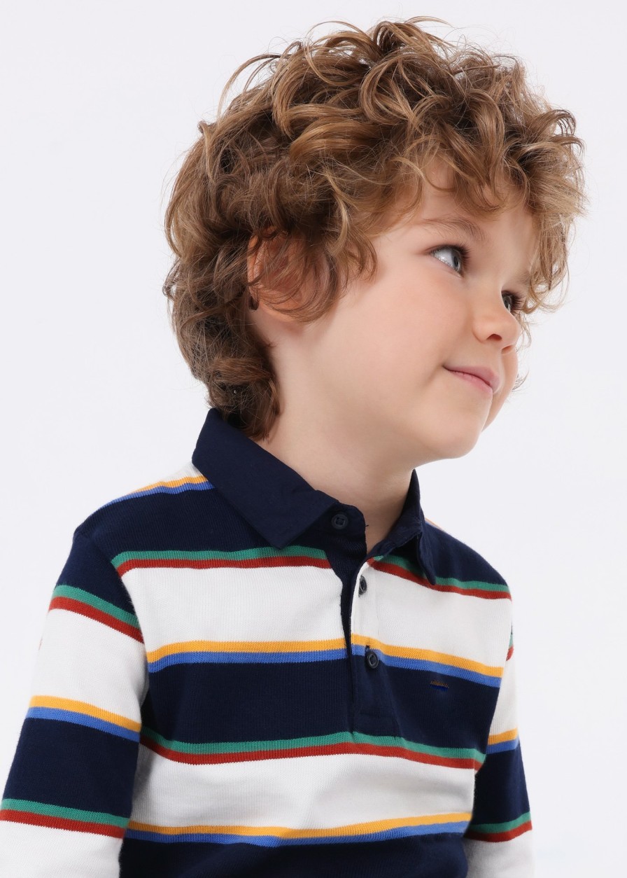 Nino MAYORAL Polos | Polo Rayas Better Cotton Nino Noche