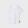 Nino MAYORAL Camisetas | Camiseta Granito Mini Estampado Better Cotton Nino Blanco