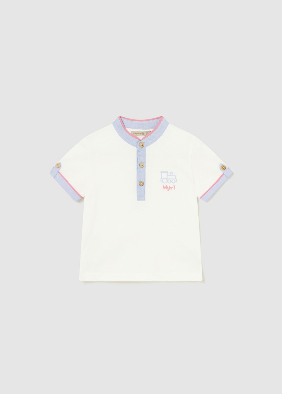 Bebe MAYORAL Polos | Polo Pique Oxford Better Cotton Bebe Nata