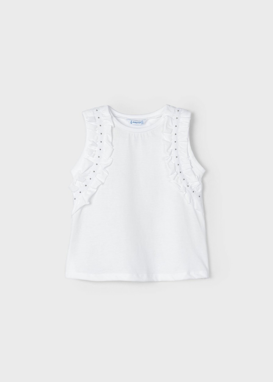 Nina MAYORAL Camisetas Y Polos | Camiseta Tachas Better Cotton Nina