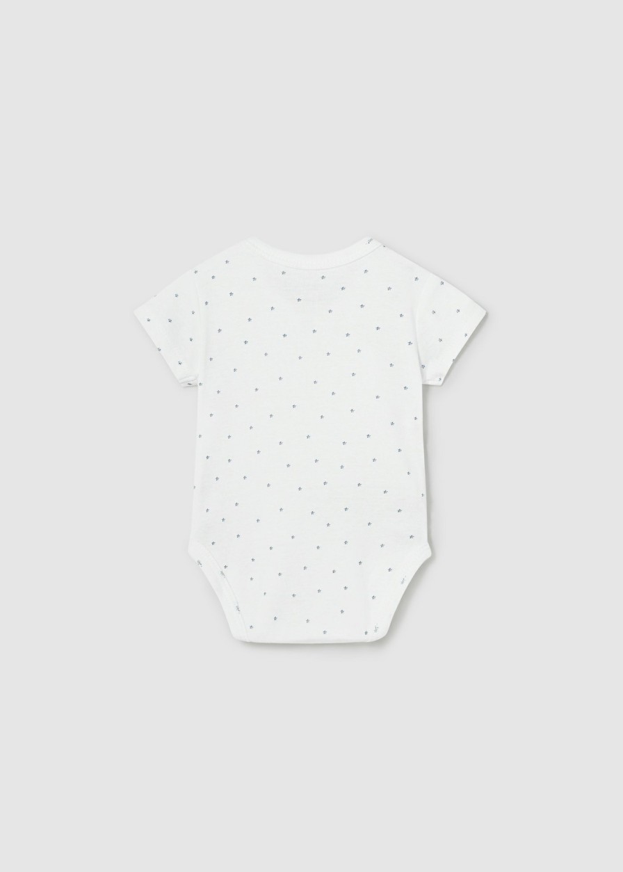 Bebe MAYORAL Bodies Y Camisetas | Body Better Cotton Recien Nacido Blanco-Cielo