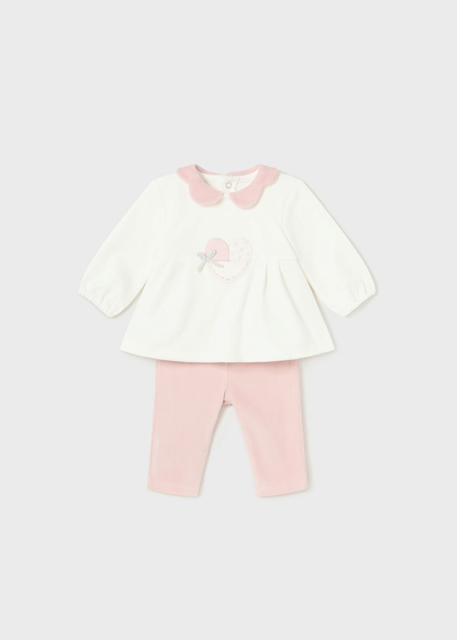 Bebe MAYORAL Conjuntos | Conjunto 4 Piezas Better Cotton Recien Nacido Rosa Baby