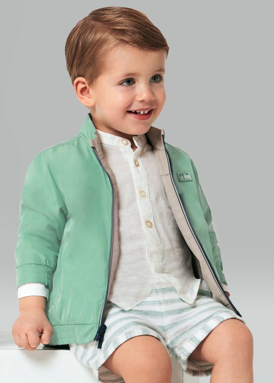 Bebe MAYORAL Abrigos Y Chaquetas | Cazadora Reversible Bebe Nuez