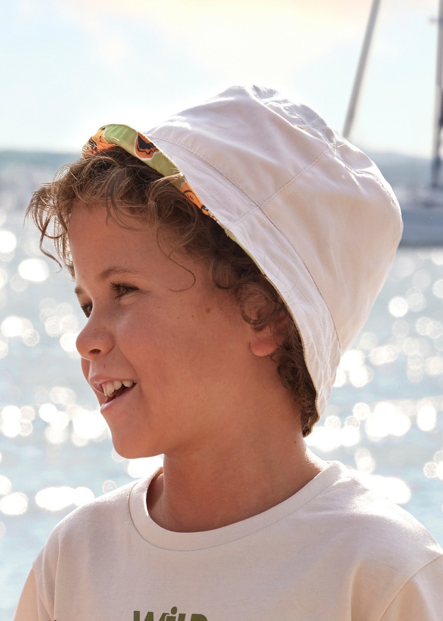 Nino MAYORAL Accesorios Y Complementos | Gorro Bucket Reversible Nino Aloe