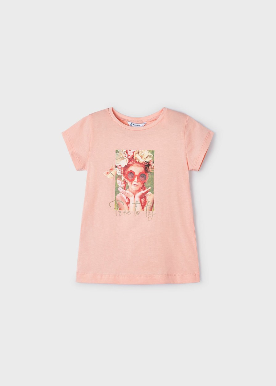 Nina MAYORAL Camisetas Y Polos | Camiseta Estampada Better Cotton Nina