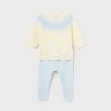 Bebe MAYORAL Conjuntos | Conjunto 2 Piezas Tricot Better Cotton Recien Nacido Cielo