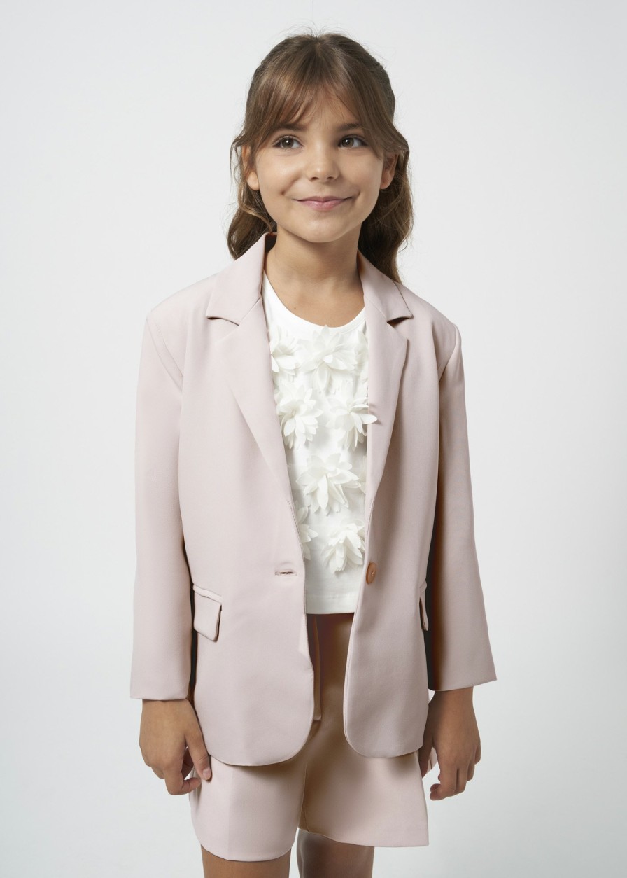 Nina MAYORAL Abrigos Y Chaquetas | Chaqueta Blazer Crepe Chica