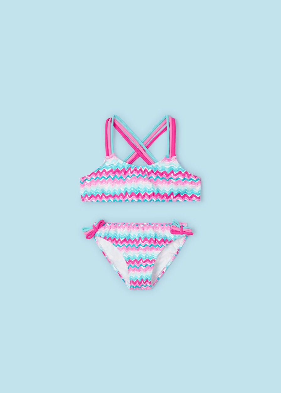 Nina MAYORAL Banadores Y Bikinis | Bikini Zigzag Nina Fucsia