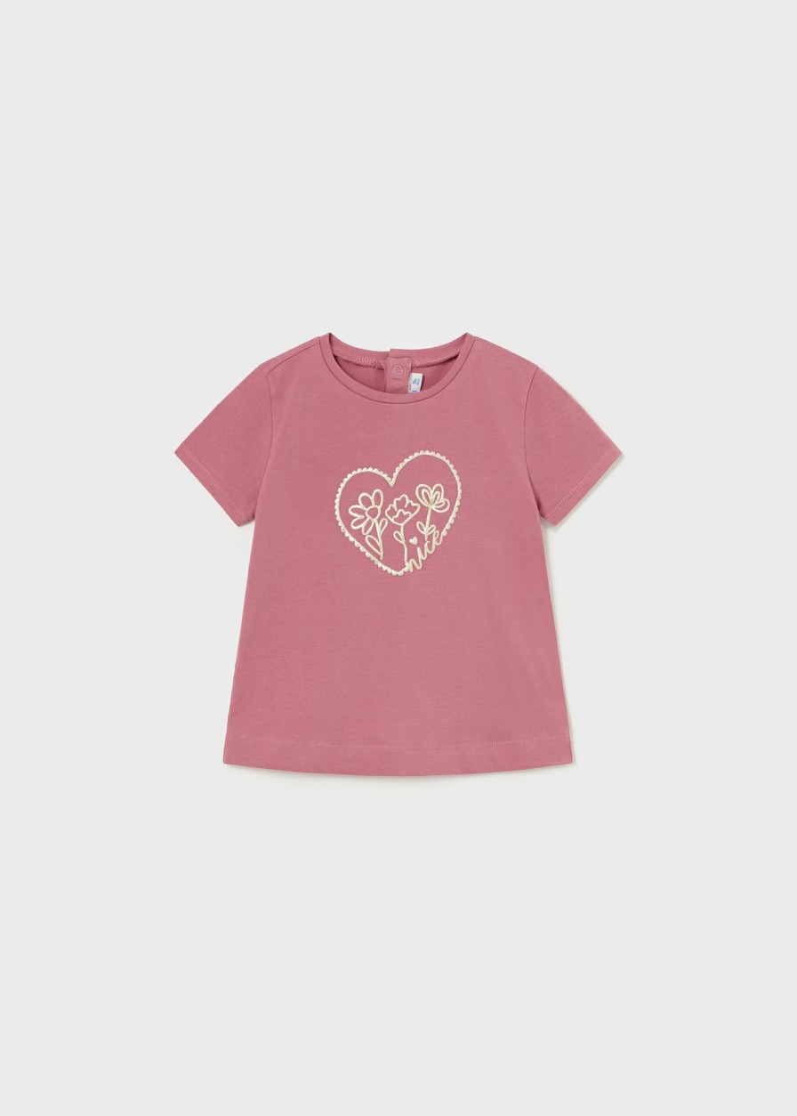 Bebe MAYORAL Bodies Y Camisetas | Camiseta Print Metalizado Better Cotton Bebe