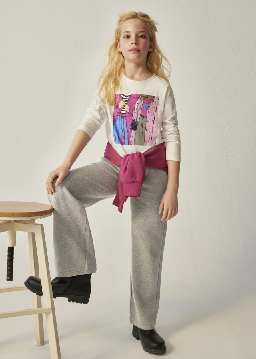 Nina MAYORAL Pantalones Y Faldas | Pantalon Sport Tachuelas Chica