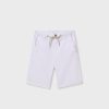 Nino MAYORAL Pantalones | Bermuda Estructura Better Cotton Chico Blanco