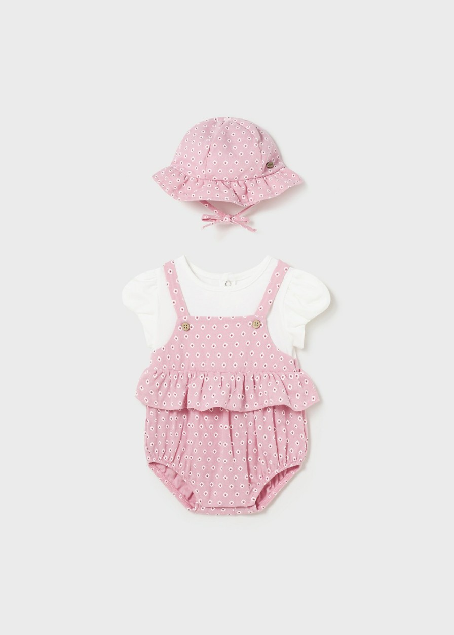 Bebe MAYORAL Pijamas Y Peleles | Pelele Peto Simulado Con Gorro Better Cotton Recien Nacido