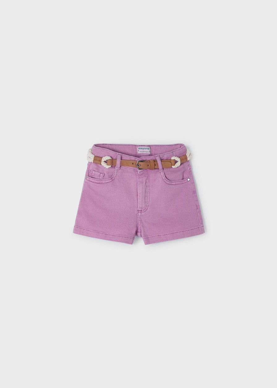 Nina MAYORAL Pantalones Y Faldas | Short Con Cinturon Better Cotton Nina