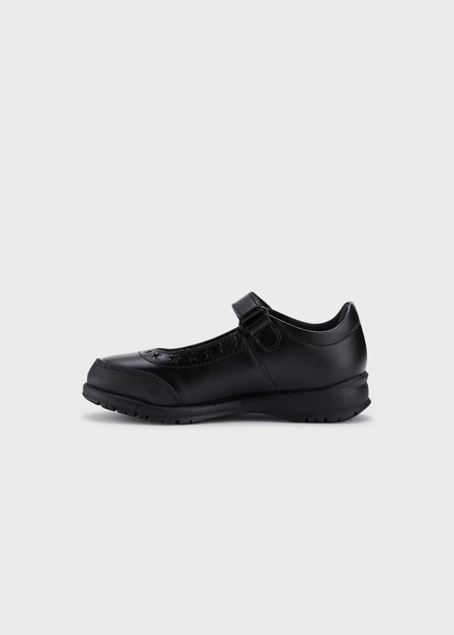 Nina MAYORAL Zapatos Colegiales | Mercedita Sport Colegial Piel Negro