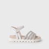 Nina MAYORAL Sandalias Y Cangrejeras | Sandalia Brillo Plantilla Piel Sostenible Nina