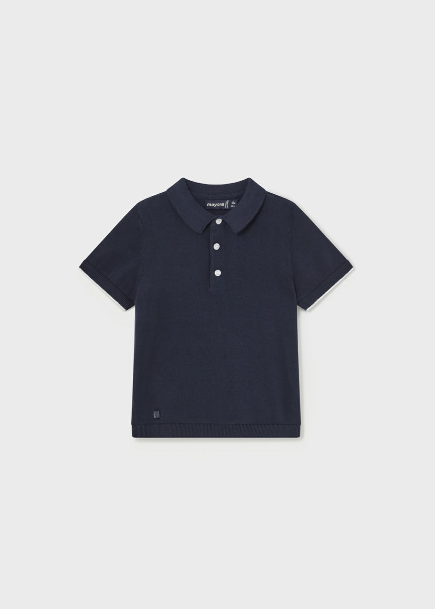 Bebe MAYORAL Polos | Polo Tricot Better Cotton Bebe Marino